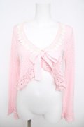 BABY, THE STARS SHINE BRIGHT / ローズレース姫袖ボレロ  ピンク Y-26-04-11-024-BA-TO-0-ZY