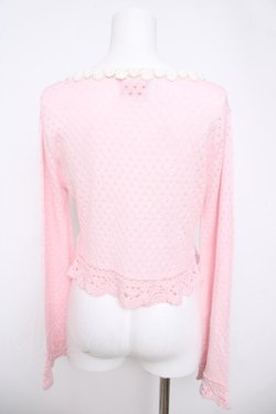 画像2: BABY, THE STARS SHINE BRIGHT / ローズレース姫袖ボレロ  ピンク Y-26-04-11-024-BA-TO-0-ZY