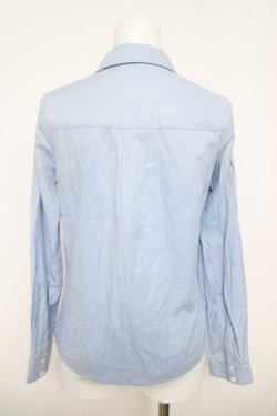 画像2: Ank Rouge / 襟刺繍ブラウス  サックス Y-26-04-11-026-CA-BL-SZ-ZY