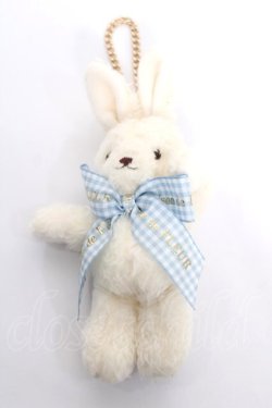 画像1: Maison de FLEUR / うさぎバッグチャーム  シロ Y-26-04-11-004-LO-ZA-SZ-ZY