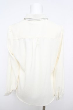 画像2: an another angelus / ロゴスカーフリボン付きシャツ F アイボリー Y-26-04-11-030-CA-BL-SZ-ZY