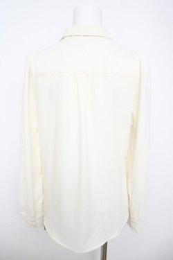 画像2: an another angelus / ローズカメオブローチきブラウス   Y-26-04-11-032-CA-BL-SZ-ZY