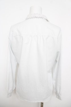 画像2: Fi.n.t / 襟レースブラウス  薄サックス Y-26-04-11-036-CA-BL-SZ-ZY