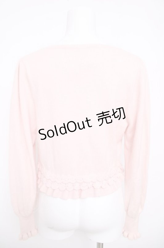 画像2: Leur Getter / フリル付ニットボレロ M ピンク Y-26-04-13-036-LU-TO-SZ-ZY (2)