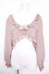 画像1: Secret Honey / ローズ柄ショートボレロ 2 ピンク Y-26-04-13-038-CA-TO-SZ-ZY (1)
