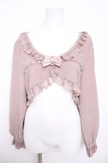 画像1: Secret Honey / ローズ柄ショートボレロ 2 ピンク Y-26-04-13-038-CA-TO-SZ-ZY (1)