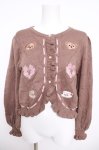 画像1: axes femme kawaii / Rosy Bearニットカーデ M モカ Y-26-04-13-043-AX-TO-SZ-ZY (1)
