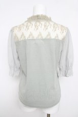 画像2: axes femme / 刺繍入りプルオーバー M グリーン Y-26-04-13-058-AX-TO-SZ-ZY (2)