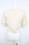 画像2: axes femme POETIQUE / リボン刺繍カットプルオーバー M クリーム Y-26-04-13-060-AX-TO-SZ-ZY (2)