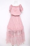 画像1: Princess Melody / チュールマキシワンピース F ピンク Y-26-04-13-074-EL-OP-SZ-ZY (1)