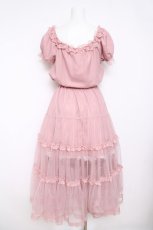 画像2: Princess Melody / チュールマキシワンピース F ピンク Y-26-04-13-074-EL-OP-SZ-ZY (2)