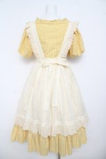 画像2: 胡桃木JK / Belle エプロンキワンピースセット M イエロー Y-26-04-13-075-LO-OP-SZ-ZY (2)