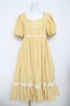 画像3: 胡桃木JK / Belle エプロンキワンピースセット M イエロー Y-26-04-13-075-LO-OP-SZ-ZY (3)