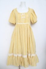 画像3: 胡桃木JK / Belle エプロンキワンピースセット M イエロー Y-26-04-13-075-LO-OP-SZ-ZY (3)