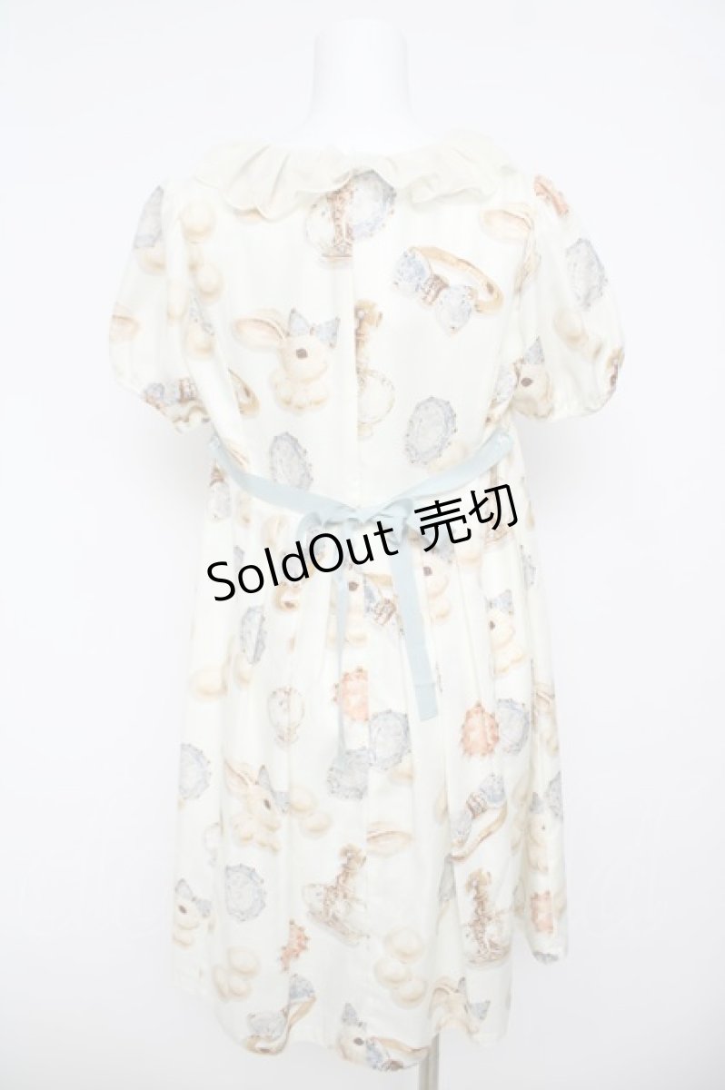 画像2: Leur Getter / Rabbit Pearl袖付ワンピース M オフ Y-26-04-13-076-LU-OP-SZ-ZY (2)