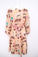 画像2: Leur Getter / Chaton Chocolat袖付ワンピース M ピンク Y-26-04-13-086-LU-OP-SZ-ZY (2)