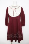 画像1: Leur Getter / Antique Dollワンピース M ワイン Y-26-04-13-088-LU-OP-SZ-ZY (1)