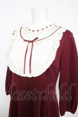 画像3: Leur Getter / Antique Dollワンピース M ワイン Y-26-04-13-088-LU-OP-SZ-ZY (3)
