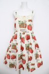 画像1: Leur Getter / Strawberry gardenキャミワンピース M オフ白 Y-26-04-13-091-LU-OP-SZ-ZY (1)