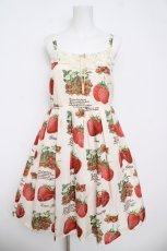 画像1: Leur Getter / Strawberry gardenキャミワンピース M オフ白 Y-26-04-13-091-LU-OP-SZ-ZY (1)