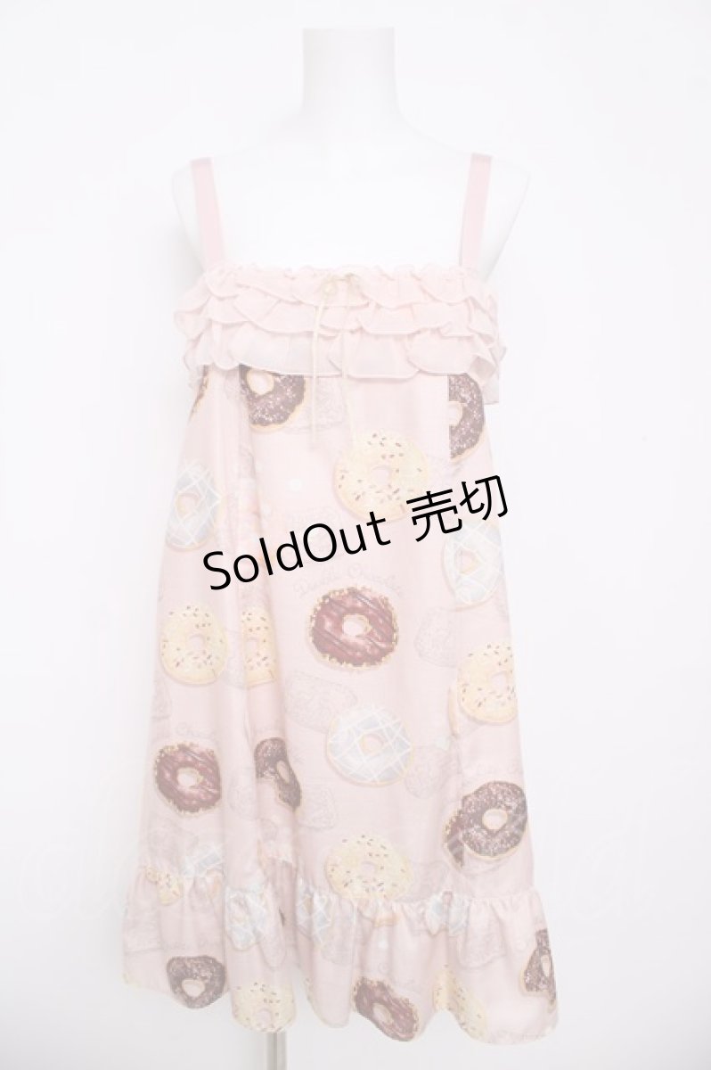 画像1: Leur Getter / Colorful Donuts Aラインキャミワンピース M ピンク Y-26-04-13-095-LU-OP-SZ-ZY (1)