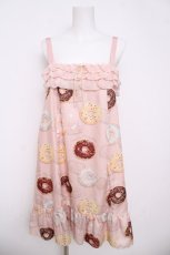 画像1: Leur Getter / Colorful Donuts Aラインキャミワンピース M ピンク Y-26-04-13-095-LU-OP-SZ-ZY (1)
