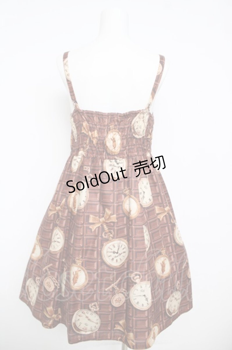 画像2: Leur Getter / Chocolate Watchキャミワンピース M ブラウン Y-26-04-13-101-LU-OP-SZ-ZS (2)