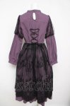 画像2: axes femme POETIQUE / ダークロマンスロングワンピース M パープル Y-26-04-13-110-AX-OP-SZ-ZY (2)
