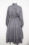 画像2: m petit by misako / AM＊レースティアードワンピース L 中灰 Y-26-04-13-122-LO-OP-SZ-ZY (2)