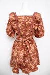 画像2: LIZ LISA / ブーケ柄ワンピース 0 ブラウン Y-26-04-13-129-LO-OP-SZ-ZY (2)