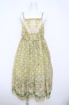 画像1: axes femme / たんぽぽ柄ロングキャミワンピース F イエロー Y-26-04-13-139-AX-TO-SZ-ZY (1)
