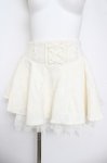 画像1: LIZ LISA / レースアップウールフレアスカート 0 オフ白 Y-26-04-13-143-LO-SK-SZ-ZY (1)