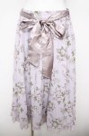 画像1: axes femme Red label / ブーケ柄フィッシュテールスカート M ラベンダー Y-26-04-13-150-PU-SK-SZ-ZY (1)