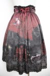 画像3: ALICE and the PIRATES / Vampire Nocturne柄スカート  ワイン Y-26-04-13-167-PA-SK-SZ-ZY (3)