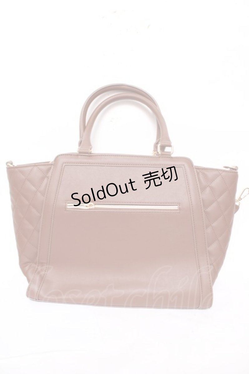 画像2: ｍ petit by misako / サンリオキャラクターズ チャーム付き 2way バッグ  中茶 Y-26-04-13-017-LO-ZA-SZ-ZY (2)