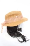 画像4: axes femme / レースリボンカンカン帽 57.5cm ベージュ Y-26-04-13-018-AX-AC-SZ-ZY (4)