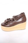 画像2: axes femme kawaii / トリプルリボンシューズ L 茶 Y-26-04-13-021-AX-SH-SZ-ZY (2)