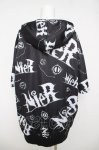 画像2: NieR Clothing / ZIP FOODIE 【LOGO】 F 黒 Y-26-04-13-028-PU-TO-SZ-ZY (2)