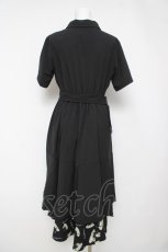 画像2: NieR Clothing / ねこのおしゅしシャツワンピース F 黒 Y-26-04-13-029-PU-OP-SZ-ZY (2)