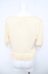 画像2: Leur Getter / 透かし編みニットボレロ M アイボリー Y-26-04-13-031-LU-TO-SZ-ZY (2)