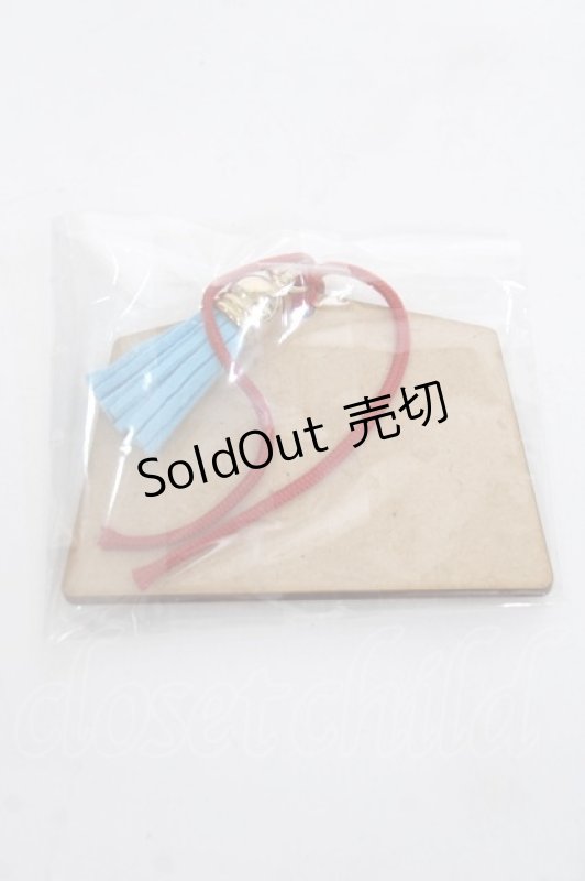 画像2: ALICE and the PIRATES / クリスの百鬼夜行オリジナル木製絵馬キーホルダー   Y-26-04-15-005-PA-ZA-SZ-ZY (2)