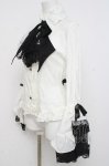 画像2: MARBLE / 別タイ付きクラシカルデコレーションブラウス  白 Y-26-04-15-059-GO-BL-SZ-ZY (2)