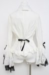 画像3: MARBLE / 別タイ付きクラシカルデコレーションブラウス  白 Y-26-04-15-059-GO-BL-SZ-ZY (3)