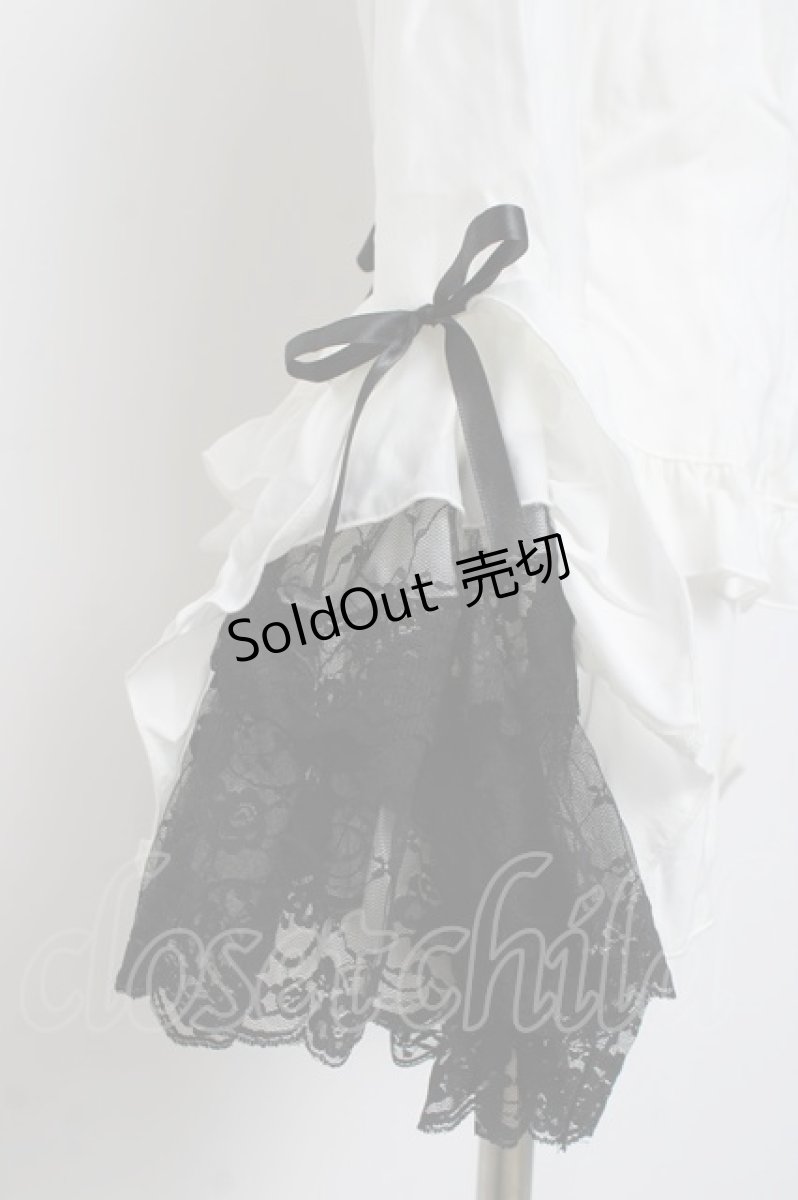 画像5: MARBLE / 別タイ付きクラシカルデコレーションブラウス  白 Y-26-04-15-059-GO-BL-SZ-ZY (5)
