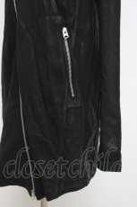 画像4: CIVARIZE / 変形コーティングロングパーカー 48 ブラック Y-26-04-15-060-GO-TO-SZ-ZY (4)