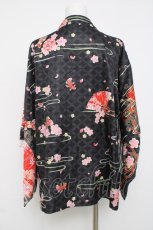 画像2: Doll Paradise / 手毬×金魚和風羽織  黒 Y-26-04-15-062-LO-TO-SZ-ZY (2)