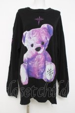 画像1: TRAVAS TOKYO / FURRY BEARビッグロンT F ブラック Y-26-04-15-064-PU-TO-SZ-ZY (1)