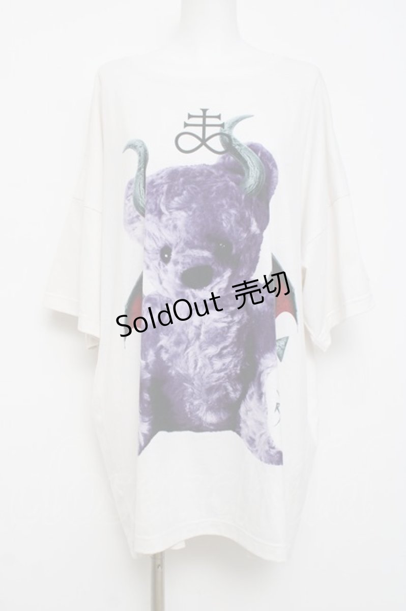 画像1: TRAVAS TOKYO / Devil bear BIG Tee F ホワイト Y-26-04-15-066-PU-TS-SZ-ZY (1)