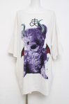 画像1: TRAVAS TOKYO / Devil bear BIG Tee F ホワイト Y-26-04-15-066-PU-TS-SZ-ZY (1)