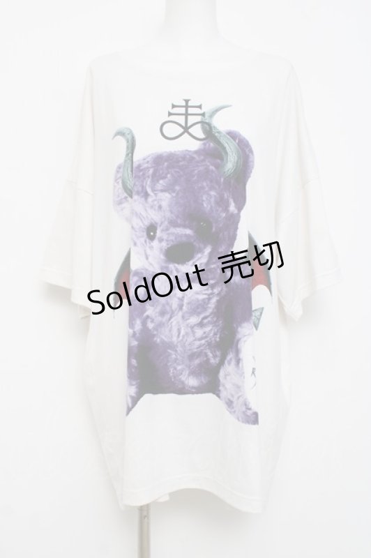 画像1: TRAVAS TOKYO / Devil bear BIG Tee F ホワイト Y-26-04-15-066-PU-TS-SZ-ZY (1)